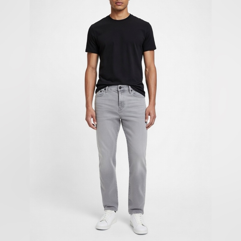 Express Slim Light Gray Wash 33x30 Jeans